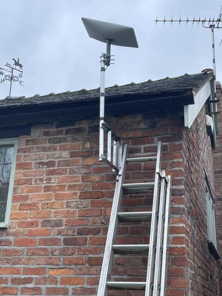 Finished Starlink installation in cheshire